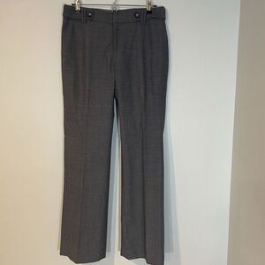 Banana Republic Jackson Fit Wool Gray Stretch Career Dress Pants Women's Size 6